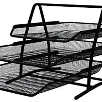 Q-Connect 3-Tier Document Tray - Black