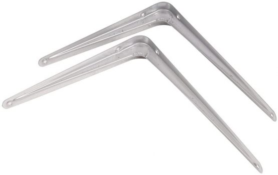 Fixman 159392 London Grey Shelf Bracket 20pce 250 x 200 mm