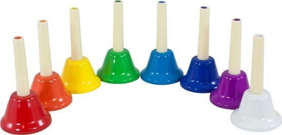 Percussion Workshop HB8 Coloured Hand Bells (Pack of 8) - Image 2