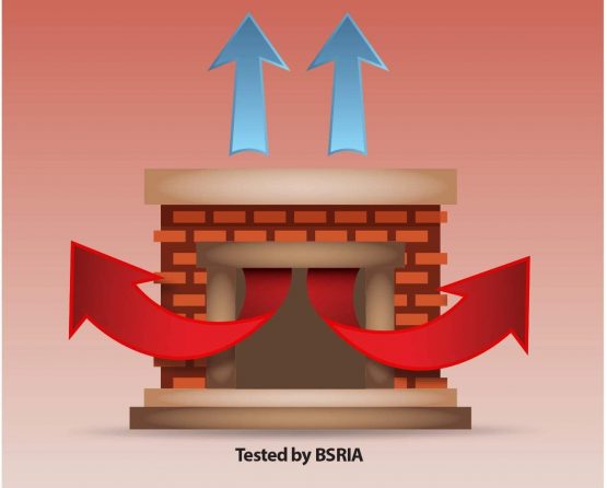 12 x 24 inch Chimney Balloon Chimney Draught Excluder + FREE mouth inflation tube - Original and Best, Made in the UK - Image 3