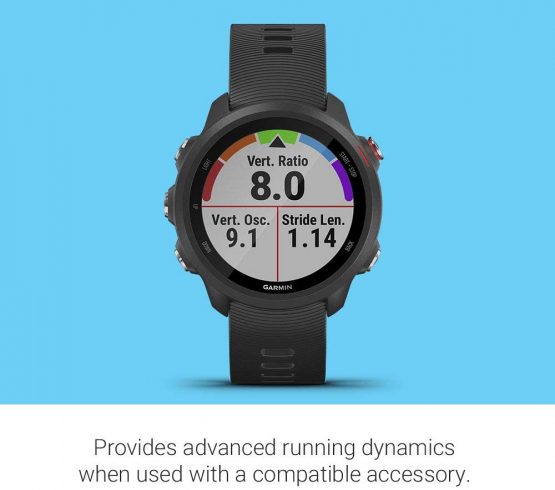 Garmin Forerunner 245 Music, GPS Running Smartwatch with Music and Advanced Dynamics, Black - Image 4