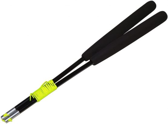 Juggle Dream JESTER Ball Bearing Diabolo Pro Set + Coloured FIBER Diabolo Sticks, Diabolo String + Diabolo Travel Bag. (MultiColour Diabolo + Black Handsticks) - Image 4
