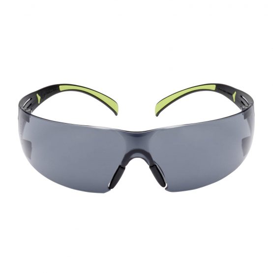 3M Safety Glasses SF400 GC1 Grey - Comfortable Work Safety Glasses with Anti-Scratch Coating - Double Sided UV, Anti-Scratch & Anti-Fog Coating