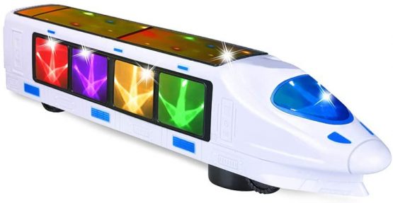 CYKT Train Toys for 2 Years Old Boys, Beautiful 3D Lightning Electric Train, Creative Gift Toys for 2, 3, 4, 5, 6 Year Old Boys