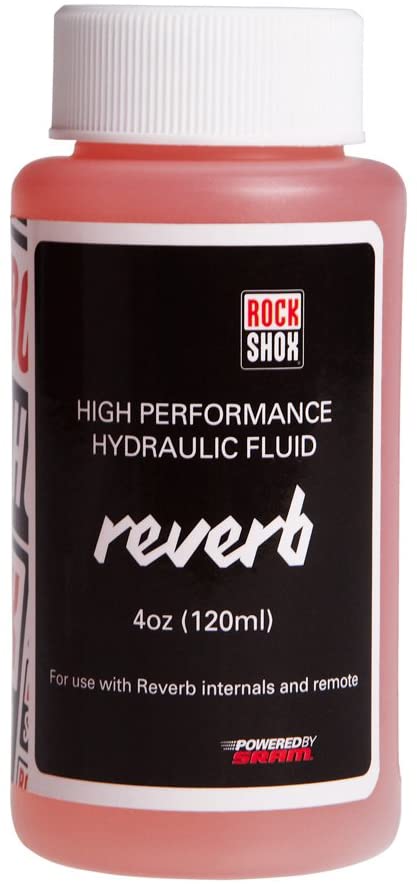 Rock Shox 154093 Reverb Hydraulic Fluid Bottle, Red, 120 ml
