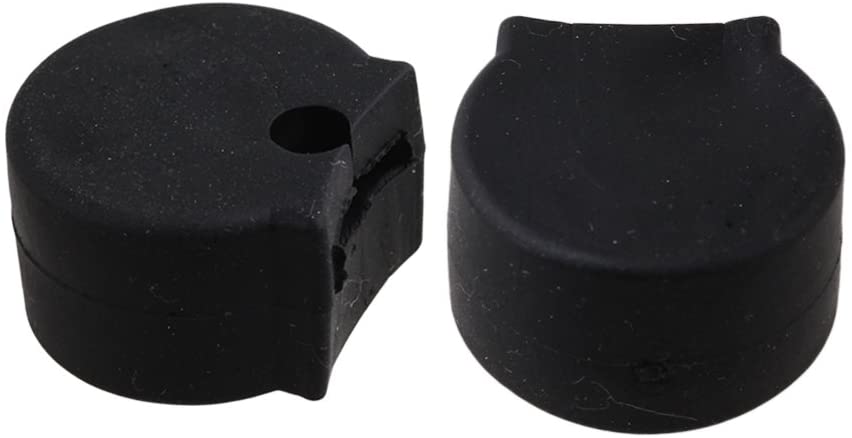 Yibuy Black Soft Rubber Clarinet Thumb Rest Cushion Saver Pack of 5 - Image 3