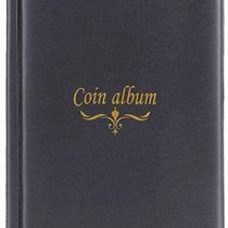 MULOVE 150 Pockets Coin Collectors Album, Coin Collection Holder Book Suitable for Coin Diameter Less Than 1.65 Inches Storage,Black