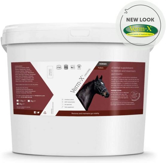 Verm-X All Natural Pellets for Horses and Ponies. Supports Intestinal Hygiene. Vet Approved. UFAS Assured. Restores and Maintains Gut Vitality. Wormwood Free Recipe, clear