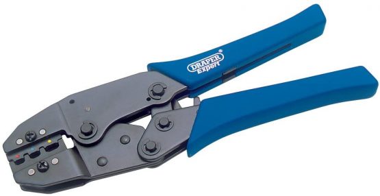 Draper 35574 Expert Ratchet Action Terminal Crimping Tool, 220mm
