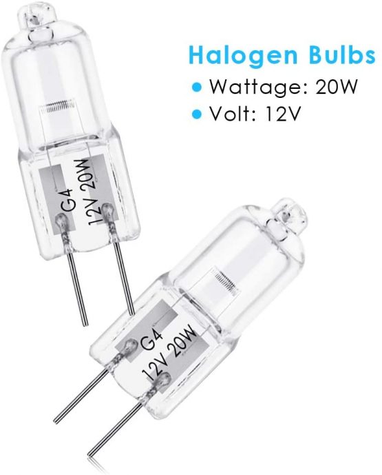 8 x G4 Halogen Bulbs Clear Capsule 20W 12V 280Lm 2800K Warm White Light for Kitchens, Living Rooms and Bedrooms - Image 2