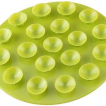 Creative Children's Tableware Sucker Baby Kids Magic Suction Mat Portable Double-sided Suckers Anti-slip Plate Bowl Cutlery Placemat(Green)
