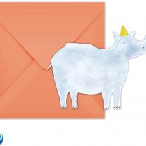 Safari Invitations & Envelopes 6CT
