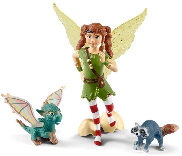 SCHLEICH 70581 Bayala Movie Marween Toy with Nugur and Piuh, Multicoloured