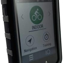 TUFF LUV Silicone Twin Dual Layer Double Protective Skin Case Compatible With Garmin Edge 830 - Black/Grey