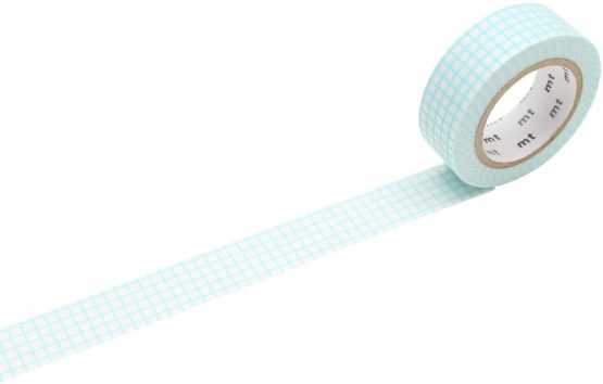 mt Masking Tape 1P"Hougan Mint Blue" Washi Masking Tape - Mint Blue