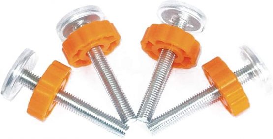 COSORO M10 Pressure Baby Gates Threaded Spindle Rods Walk Thru Gates Accessory Screw Bolts (4pcs Spindle Rods) - Image 3