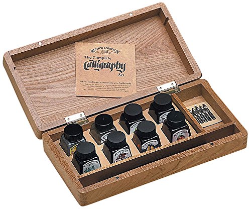 Winsor & Newton Calligraphy Wooden Box, Multicolor, 14 ml
