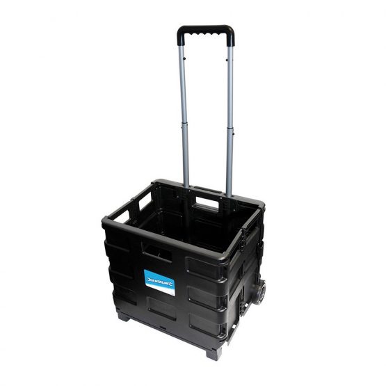 Silverline 633400 Folding Crate Box Trolley 25kg Load Capacity