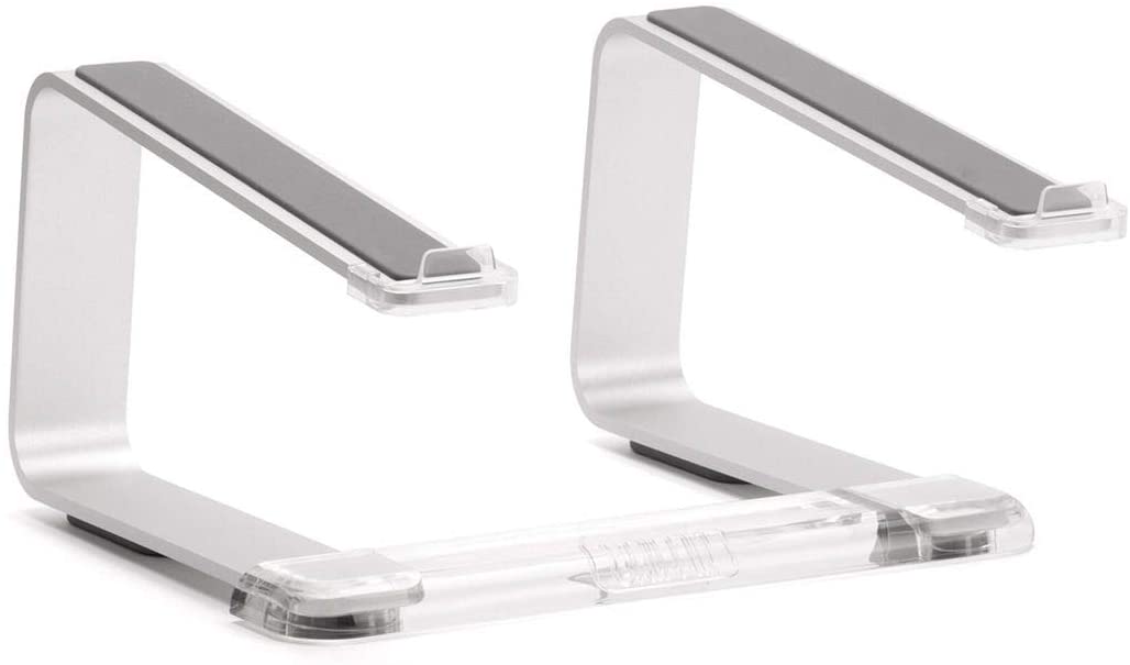 Griffin Elevator Laptop Stand, Ergonomic Computer Riser & Laptop Mount Made of Sturdy Brushed Aluminum