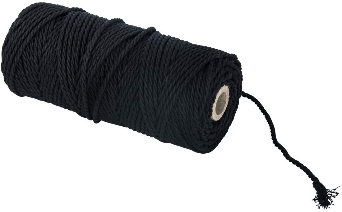 Rayher Poly-Cotton Crochet Thread, Yarn for Craft Floristry and Decorations, Macrame Cord with a Diameter of 3.7mm, 280g, 70m - Image 3