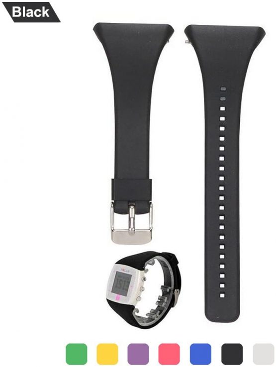 Bemodst Watchband for Polar FT4 FT7 Fitness Tracker, Rubber Replacement Band Strap Sports Accessory Wristband Bracelet For Polar FT4 FT7-7 Colors Available
