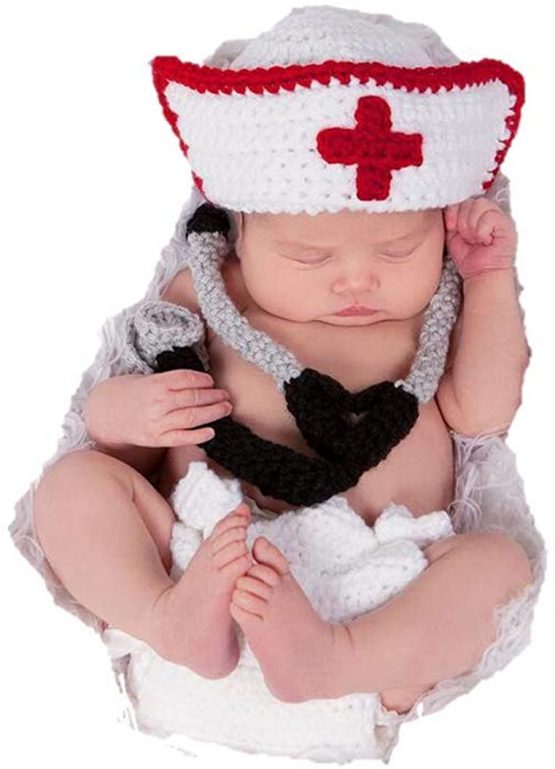Newborn Baby Girl/Boy Crochet Knit Costume Photography Prop Outfits