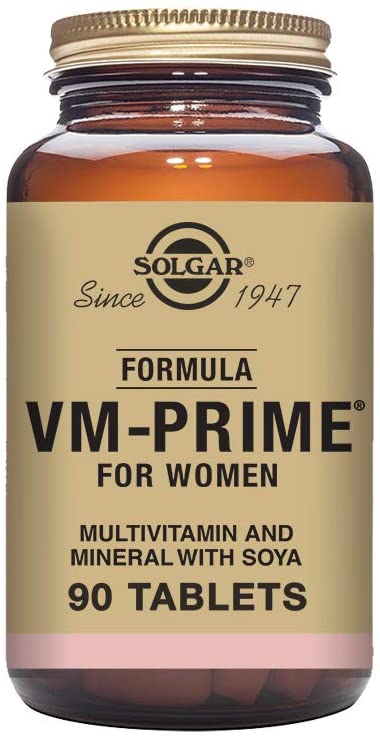 Solgar Formula VM-Prime for Women Tablets, Pack of 90, Multivitamins, for Daily Health and Wellbeing