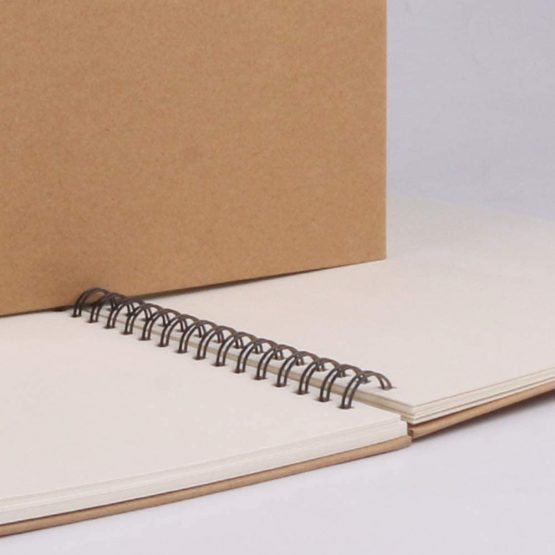 2 Pack A4 Sketchbook Spiral Bound Sketch Pad, White Drawing Artist Paper 160gsm Cartridge Paper - Drawing Pads 60 Page/ 30 Sheets - Image 2