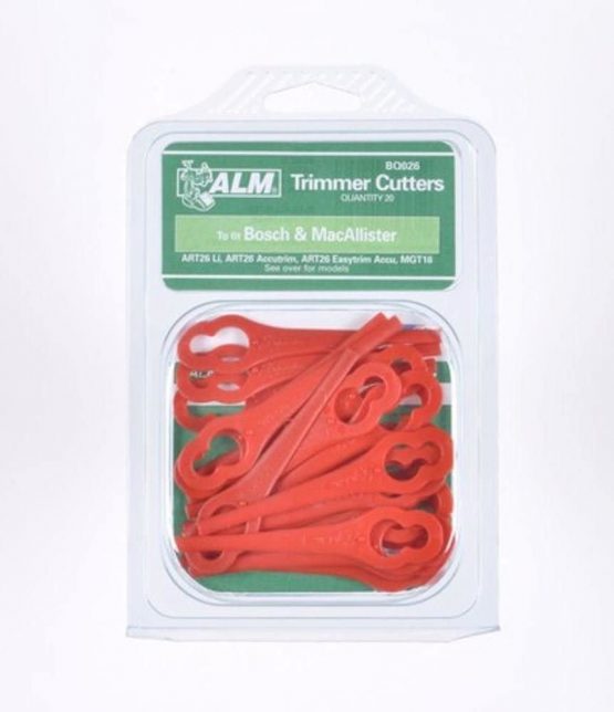ALM BQ026 20 Pack Trimmer Plastic Blades, Multi-Colour, 2x8.5x0.4 cm