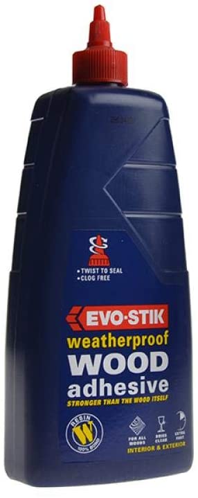 EVO-STIK Wood Glue 1L - Exterior - Weatherproof - Extra Strong - Fast Setting Glue - Dries Clear - Suitable For All Wood Types - Image 2