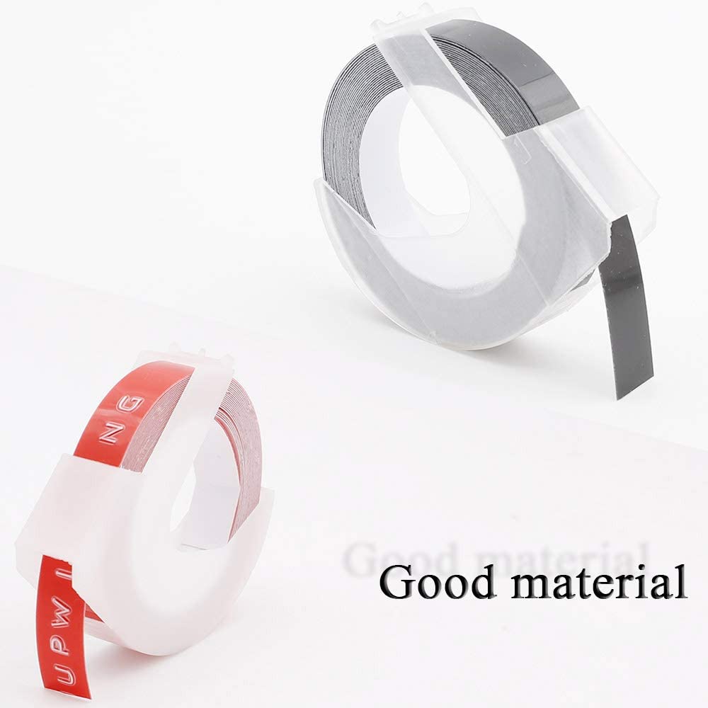 9mm Embossing Lable Maker Refill Compatible with Dymo Omega Junior Label Maker Tape 9mm x 3m - Image 2