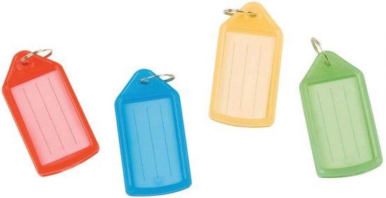 Q Connect Assorted Sliding Key Fob Medium(Pack of 40)