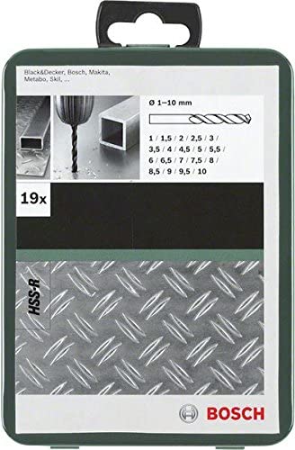 Bosch 2609255032 HSS-R Metal Drill Bit Set (19 Pieces) - Image 2