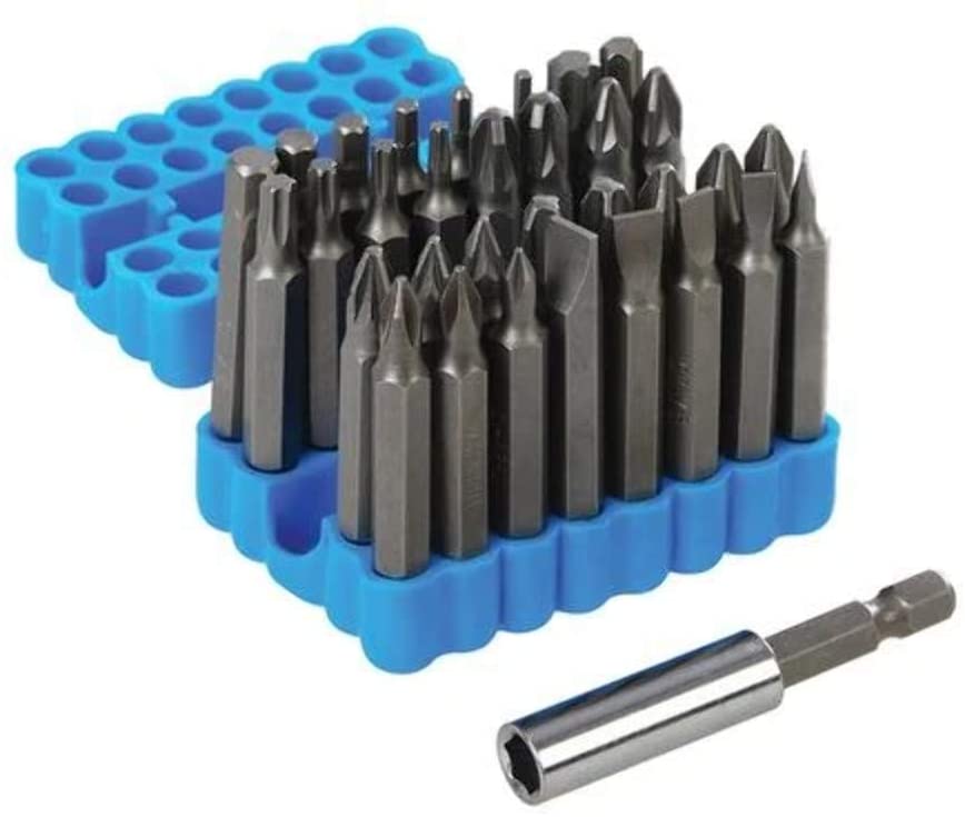 Silverline SB09 Screwdriver Bit Set 33pce 25 mm, Multi, 1 - Pack