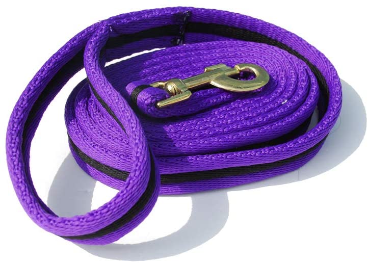 Rhinegold Padded Leadrope, Purple/Black