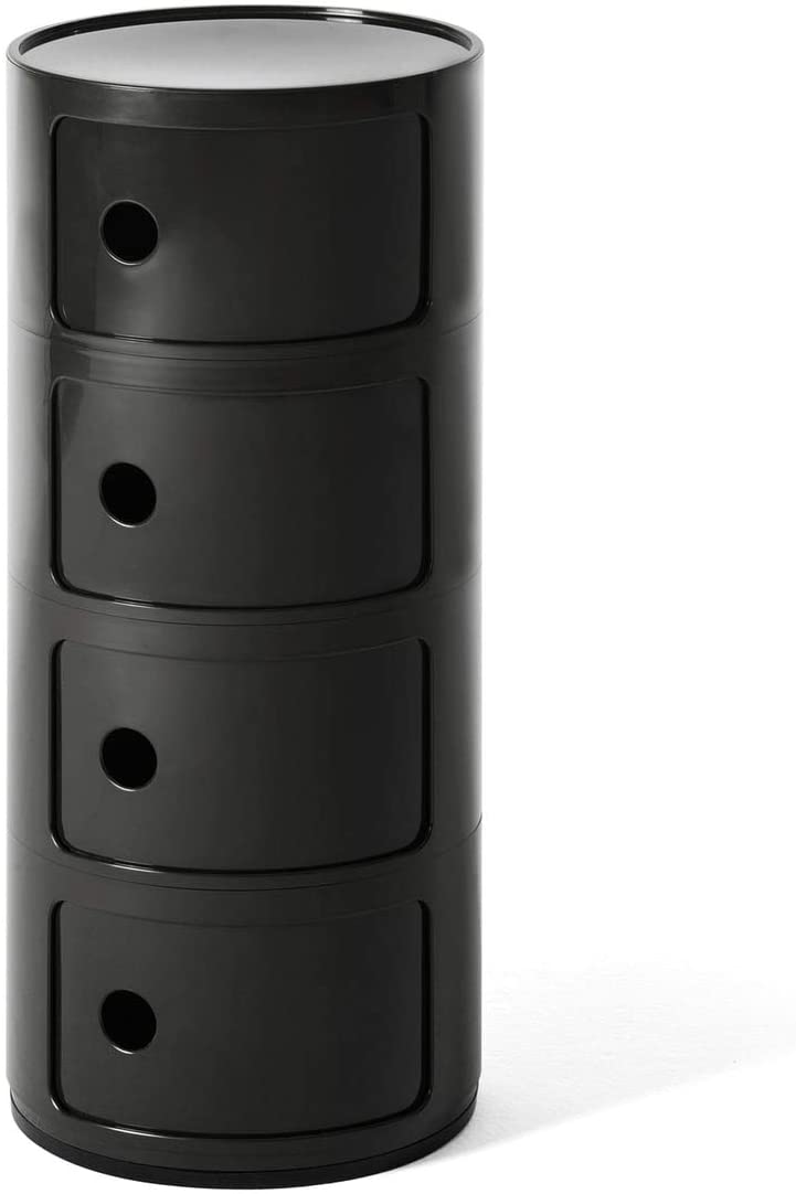 Kartell 0498509 Componibili, Black, 32x32x77 cm - Image 2