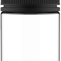 Chubby Gorilla V3 75ml Stubby PET Plastic Unicorn Bottles for Liquids and Oils - Empty Dropper Bottles - 5X 75ml (Amber Bottle, with Black Cap)