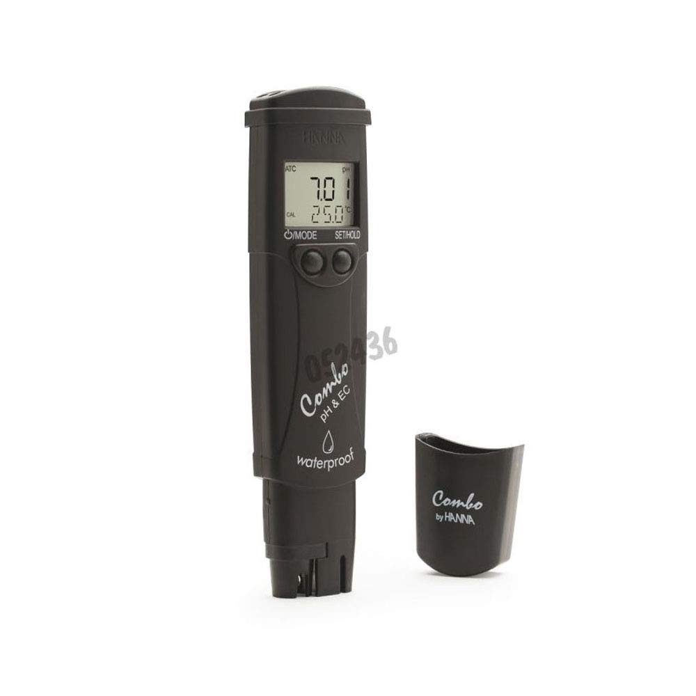 Hanna Instruments HI-98129 Portable pH/Conductivity/TDS Tester, Black