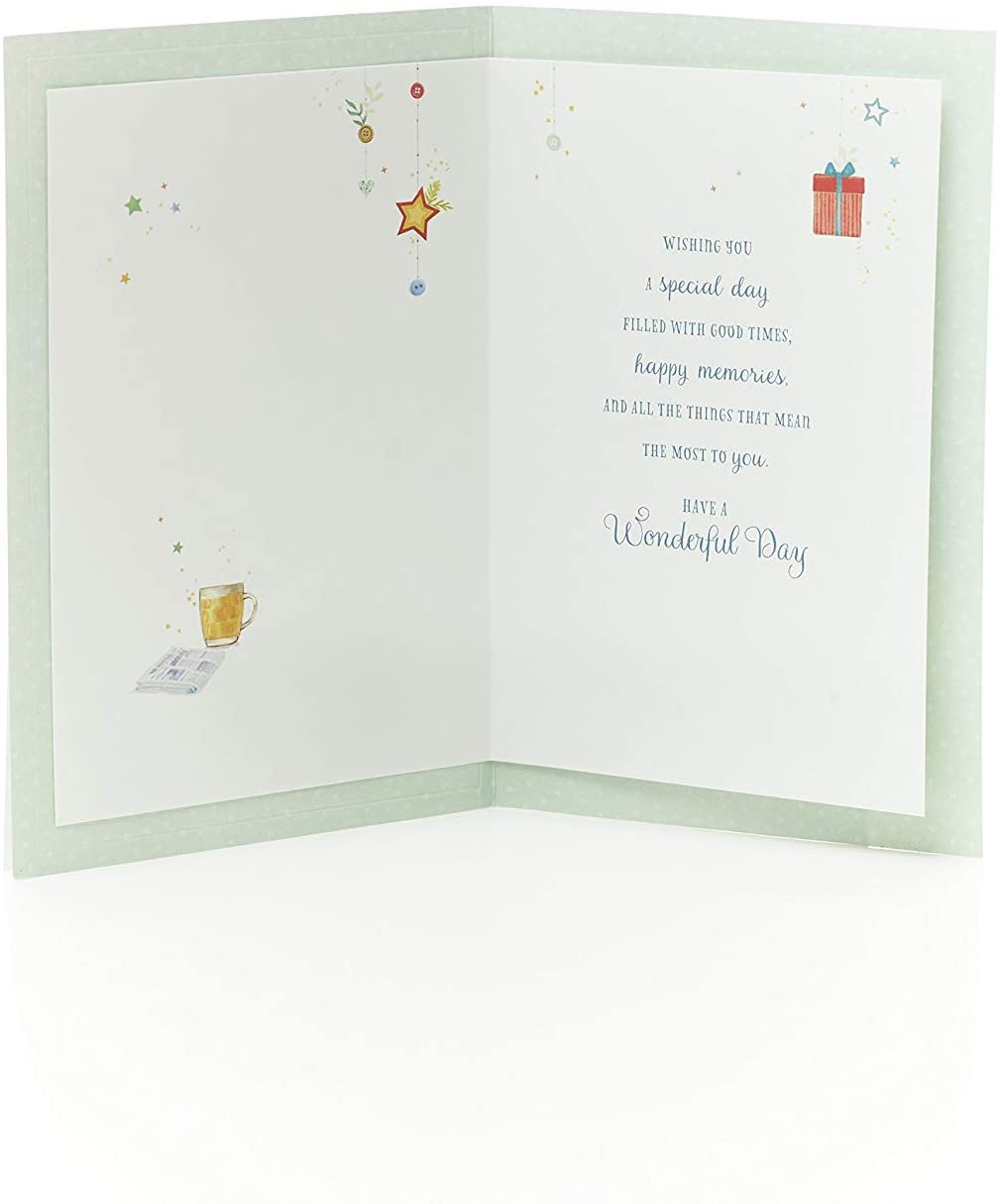 UK Greetings Birthday Card for Dad - Sweet Design, Multi, 137mm x 210mm, multi-coloured - Image 2