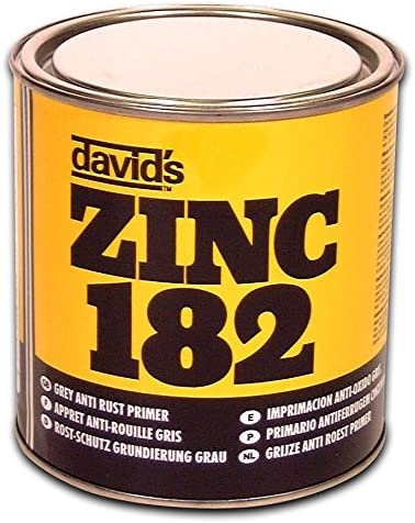 UPOL UPZ182/M Isopon Zinc 182 Anti-Rust Primer, 1 Liter, Tin Grey