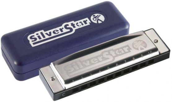 Hohner silver star M50405X E harmonica. - Image 3
