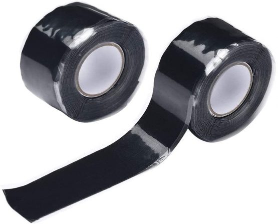 Multi-purpose 2Pcs Repair Sealing Insulation Tape, Silicone Waterproof Self Fusing Tapes Amalgamation Rubber Tapes for Emergency Pipe Plumbing & Water Hose Leaks, Electrical Cords, Rescue Bonding