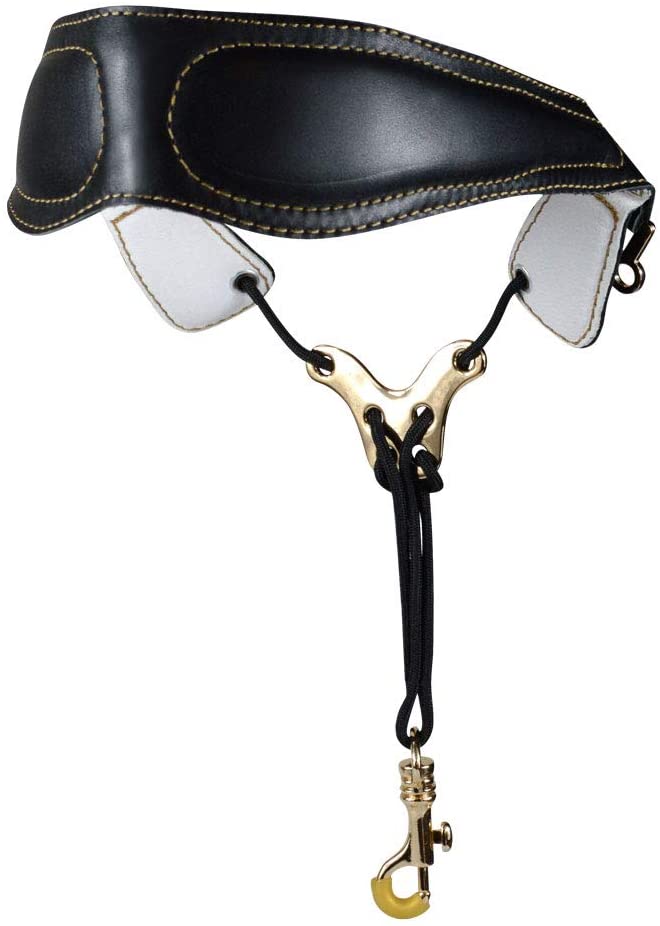 adorence Premium Saxophone Neck Strap (Handmade with Genuine Leather