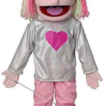 Kimmie, Pink Girl, Full Body, Ventriloquist Style Puppet, 65cm