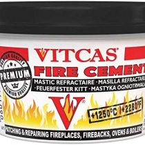 VITCAS FIRE CEMENT 500g-Black for Fireplaces, Stoves, Boilers