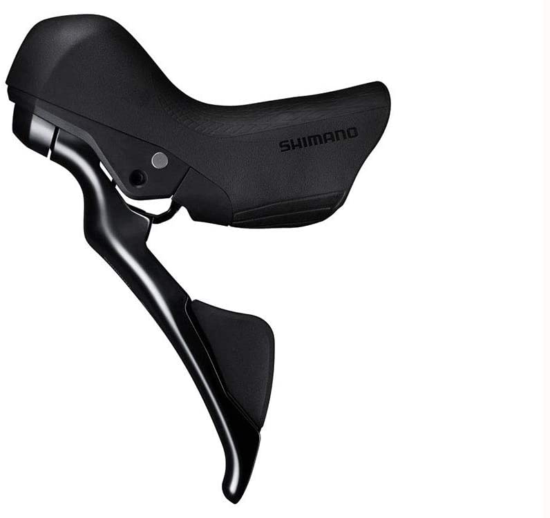 Shimano 105 ST-R7025 105 double hydraulic/mechanical STI lever, left hand, black, Standard - Image 2