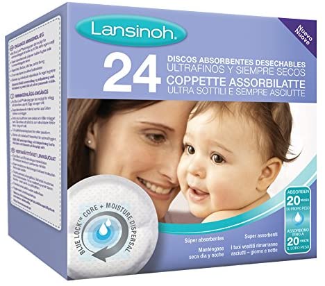 Lansinoh 24 Disposable Nursing Pads, White - Image 3