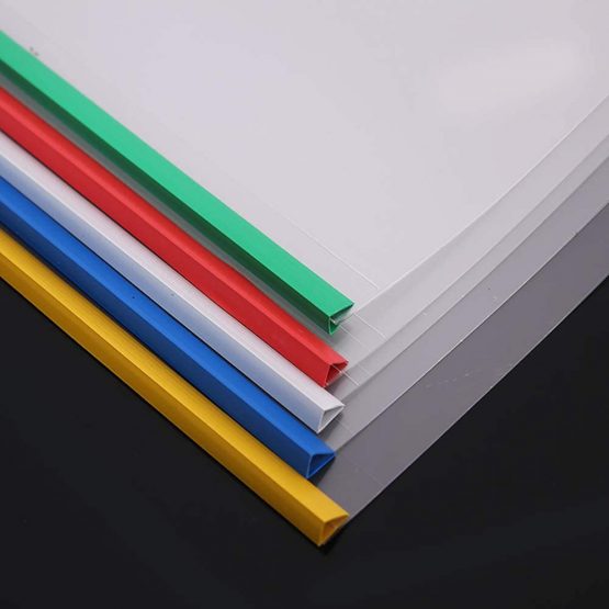 A4 Clear Clip Bar Files Report Project Presentation Slide Binder Folders - Image 2
