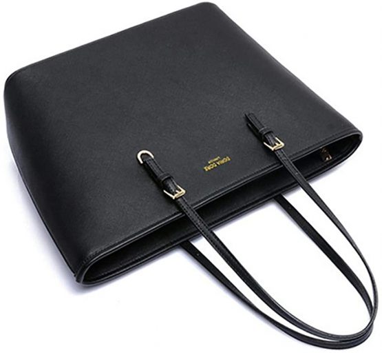 Handbags for Women, Tote Bag Soft PU Leather Large Capacity Ladies Handbag Womens Top Handle Shoulder Bag For women Black Handbag - Image 4