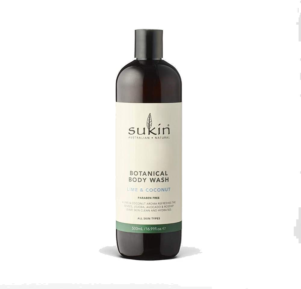Sukin Soap-Free, Lime & Coconut Botanical Body Wash 500ml